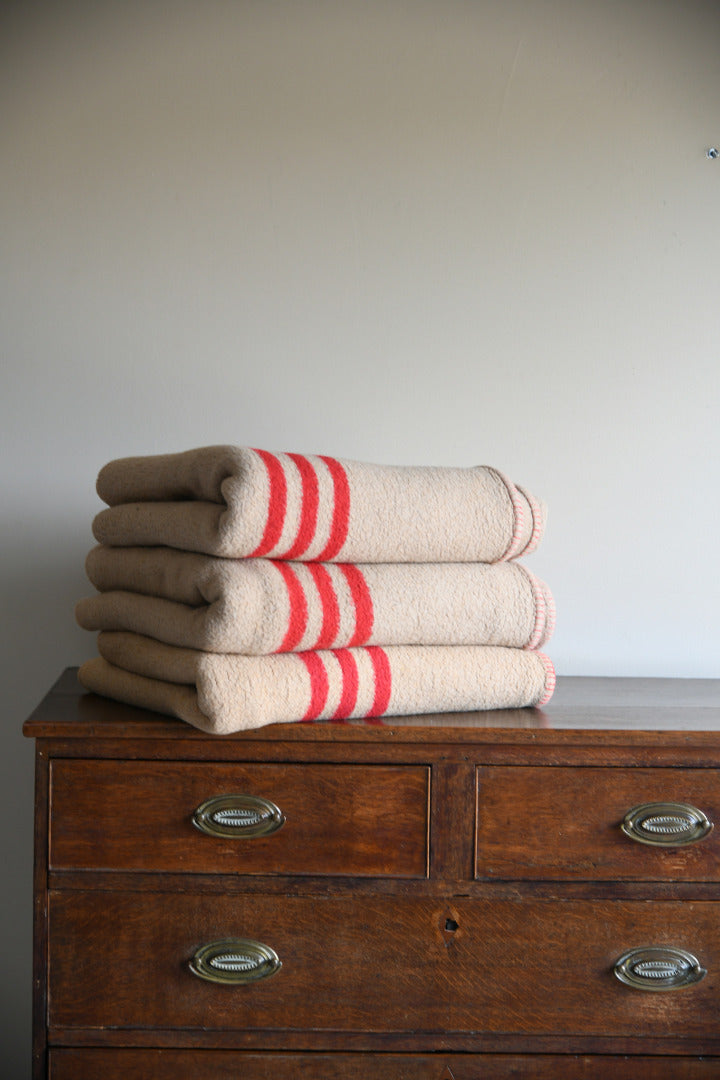 Single Vintage Wool Blanket