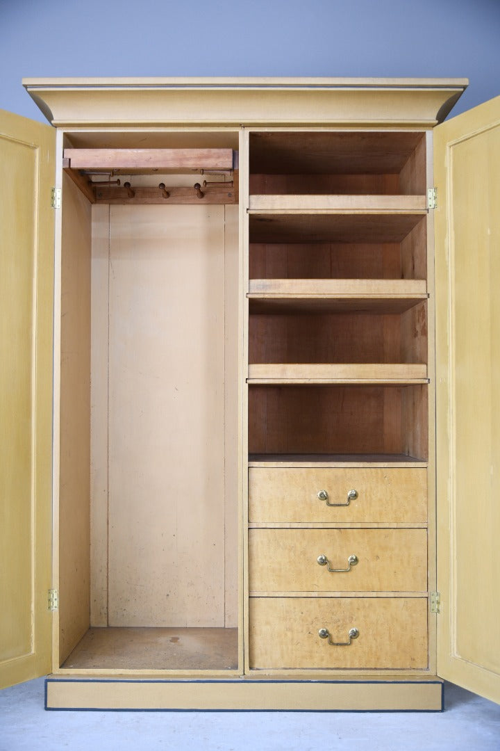 Victorian Painted Double Wardrobe