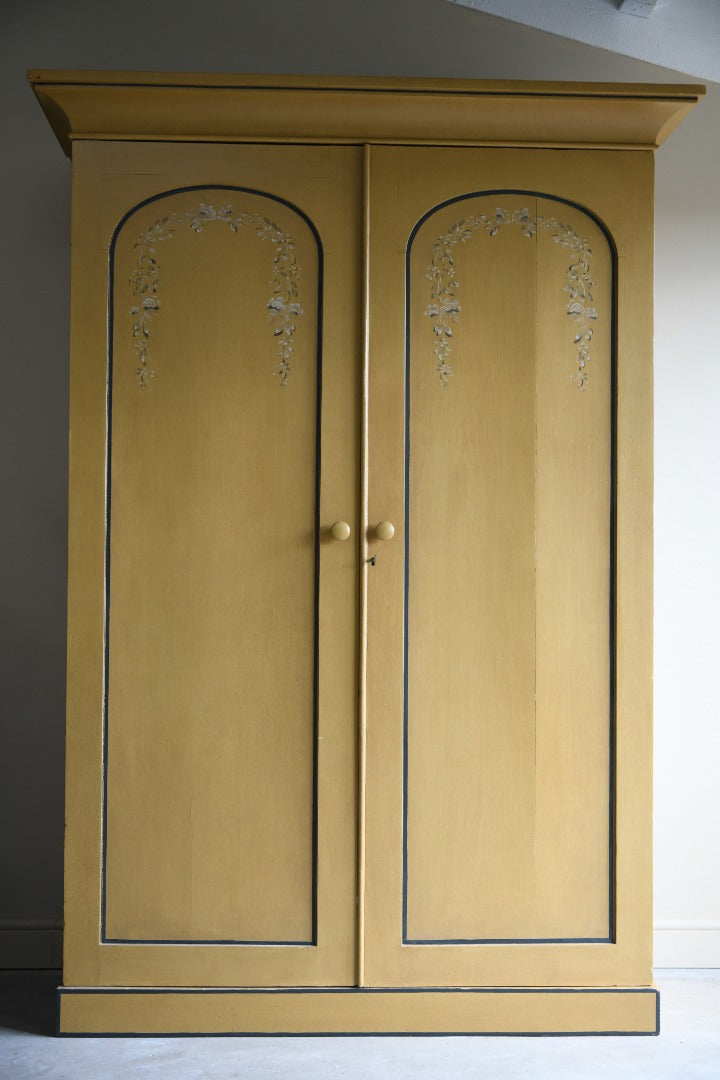 Victorian Painted Double Wardrobe