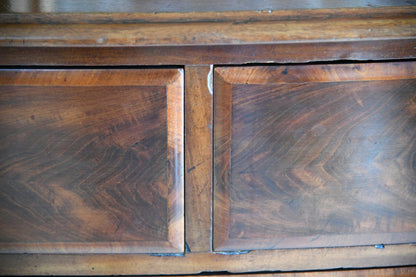 Antique Mahogany Bow Front Chest of Drawers