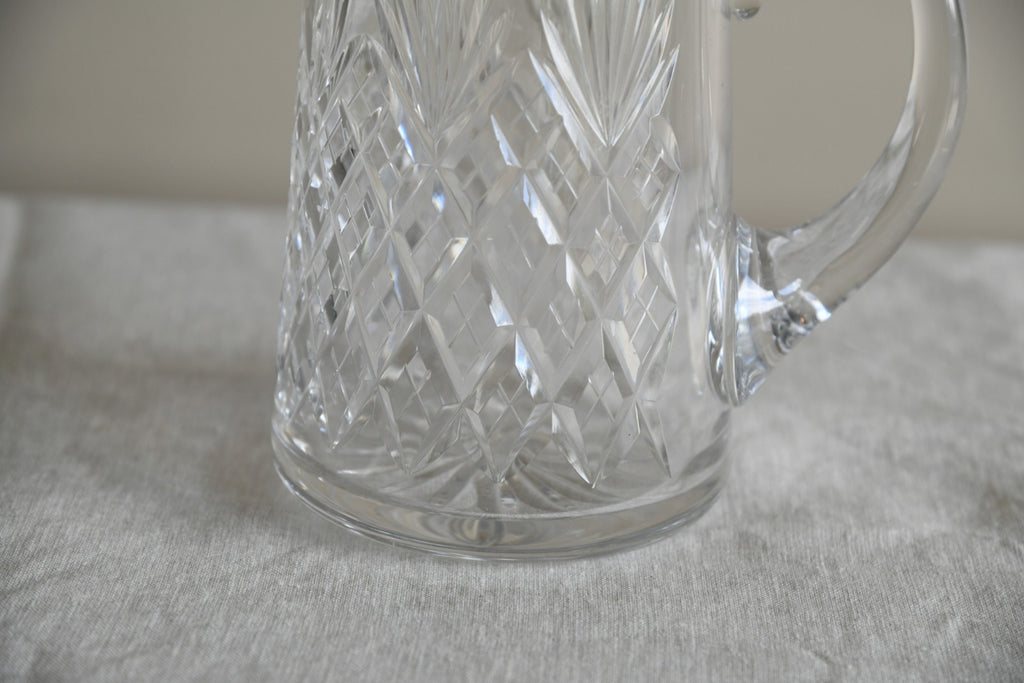 Vintage Glass Water Jug