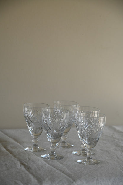 5 Liqueur / Port Glasses