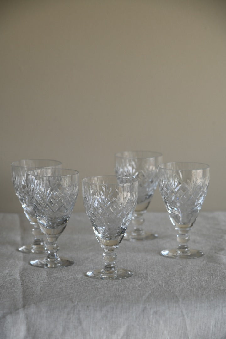 5 Liqueur / Port Glasses