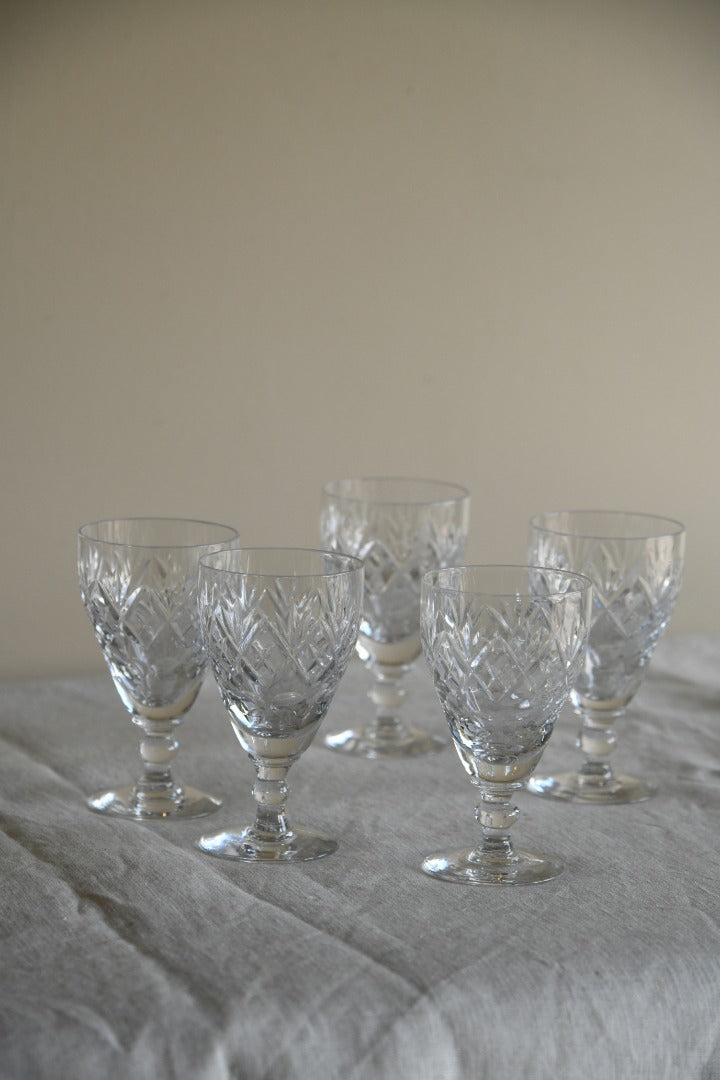 5 Liqueur / Port Glasses