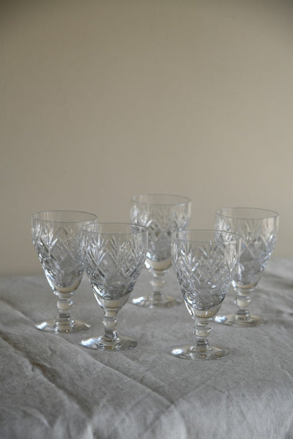 5 Liqueur / Port Glasses