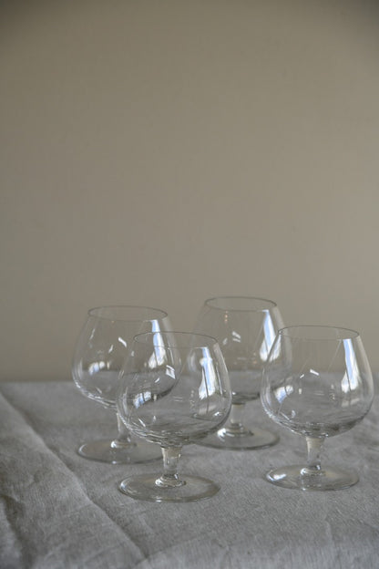 4 Small Brandy Glasses