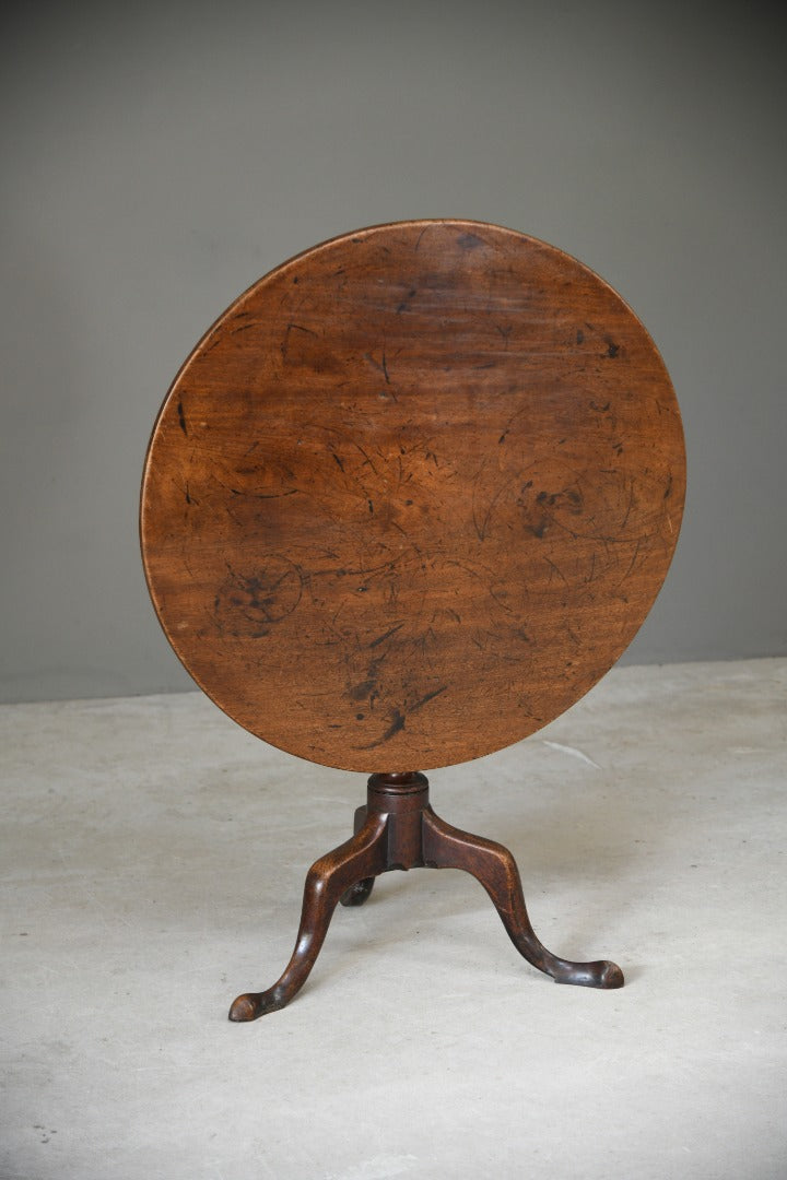 Antique Mahogany Tilt Top Table