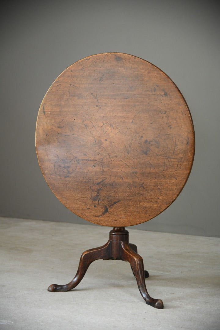 Antique Mahogany Tilt Top Table