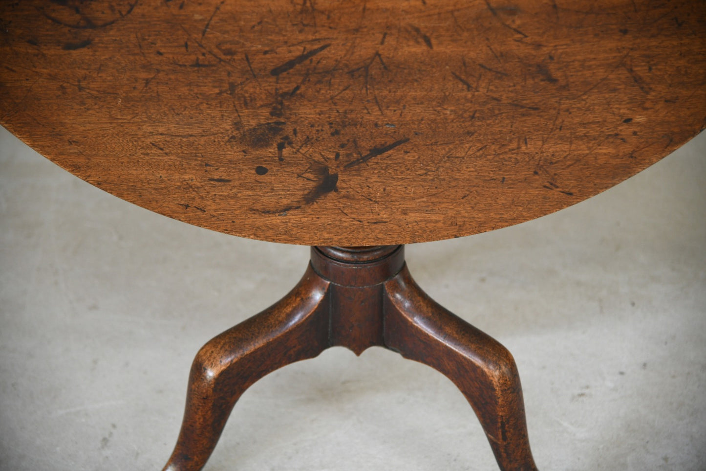 Antique Mahogany Tilt Top Table