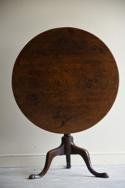 Antique Mahogany Tilt Top Table