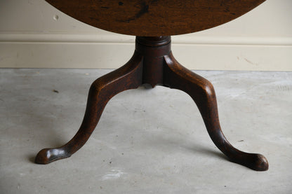 Antique Mahogany Tilt Top Table