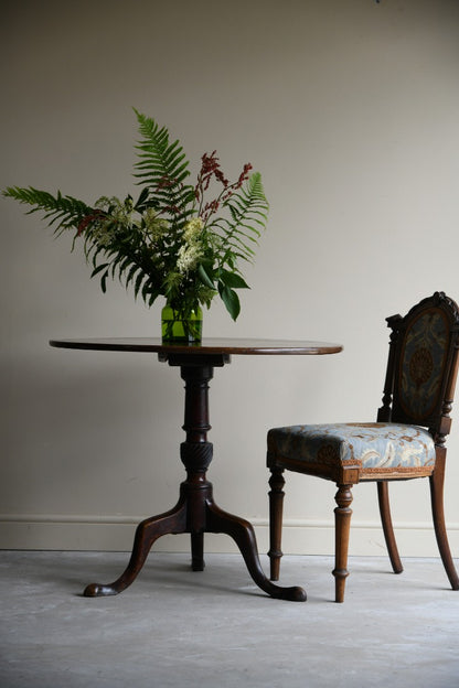 Antique Mahogany Tilt Top Table