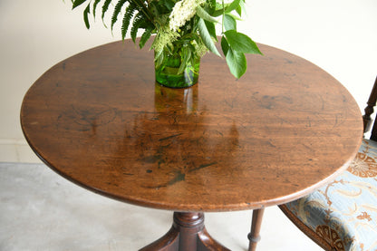 Antique Mahogany Tilt Top Table