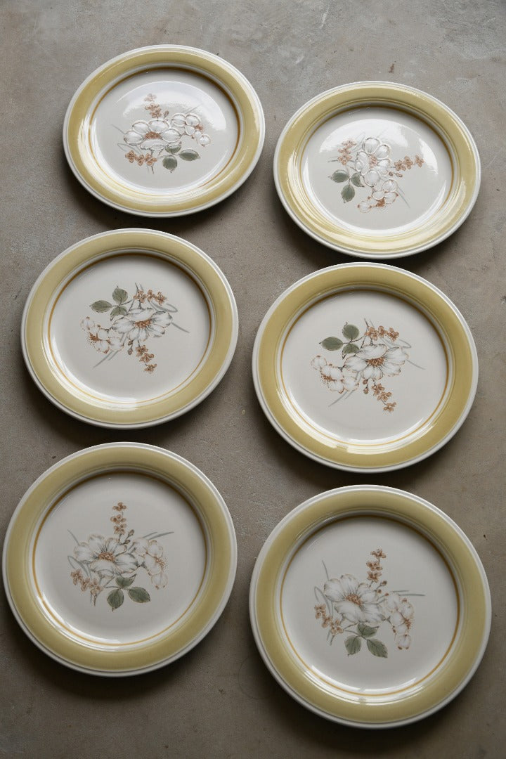 6 x Impressions by Daniele Stoneware Dinner Plates