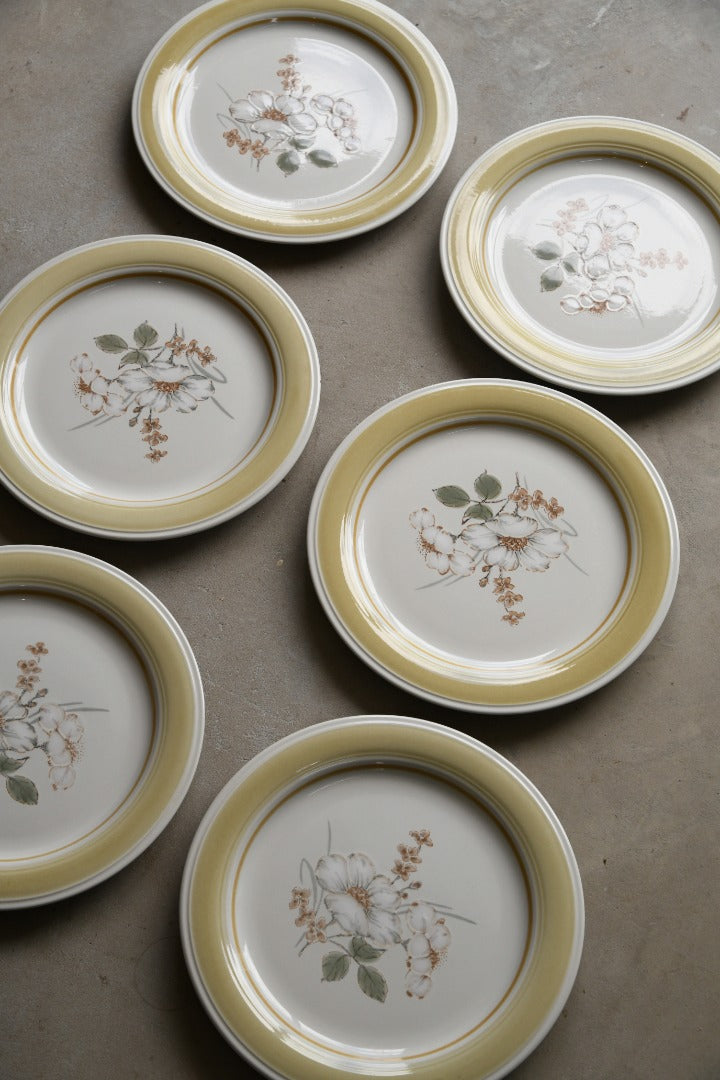 6 x Impressions by Daniele Stoneware Dinner Plates