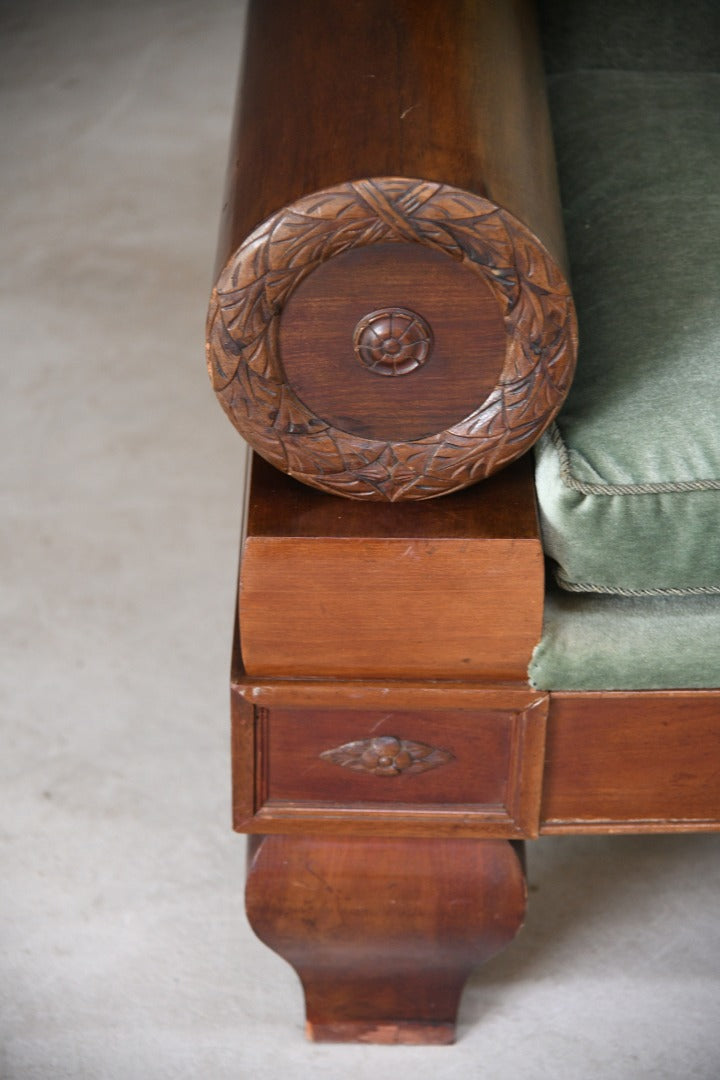 Antique Mahogany Biedermeier Sofa