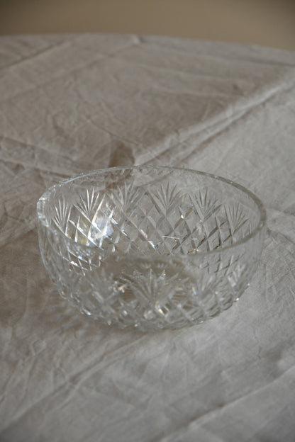 Cut Glass Fruit Bowl