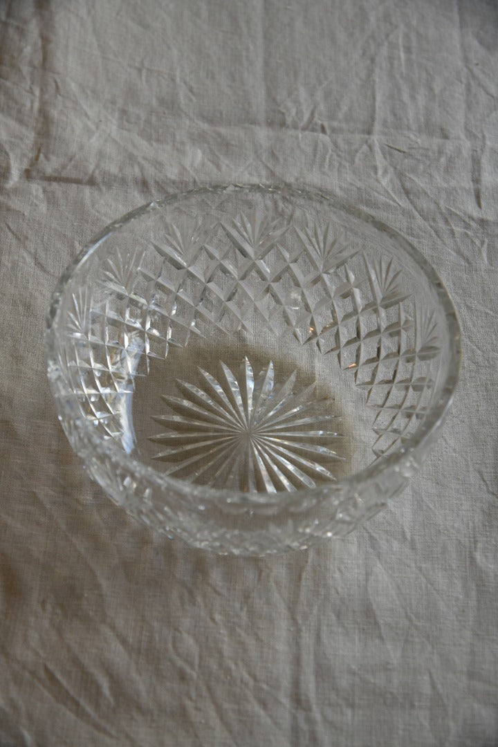 Cut Glass Fruit Bowl