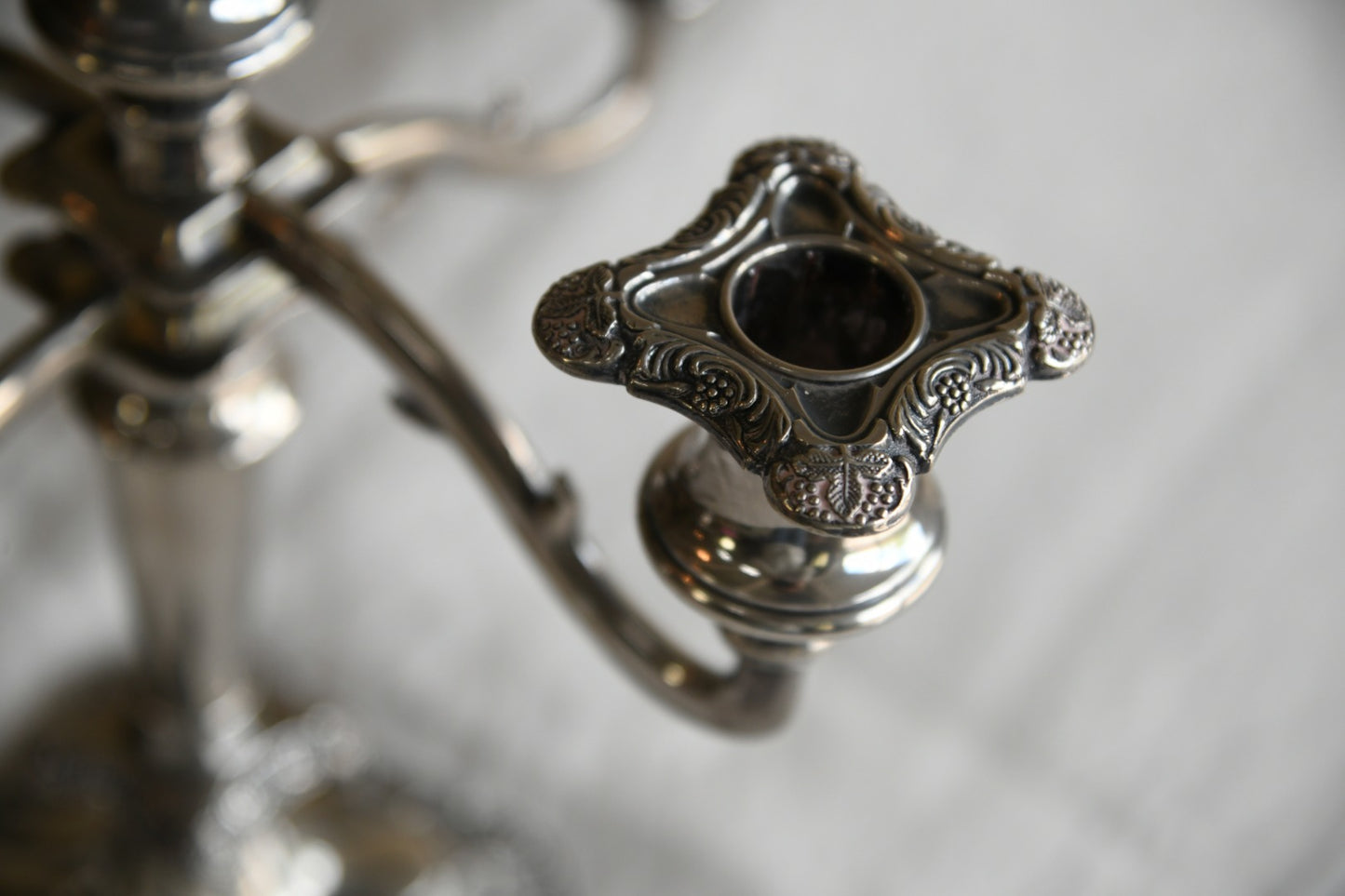 Silver Plated Grenadier 5 Branch Candelabra