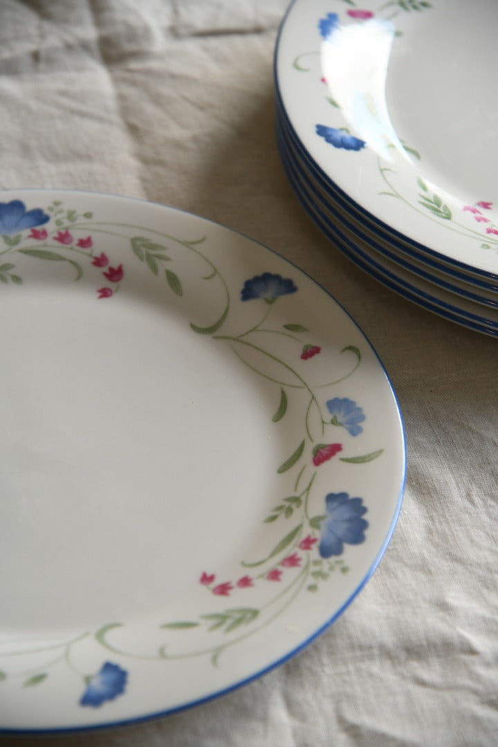 6 Royal Doulton Windermere Dinner Plates