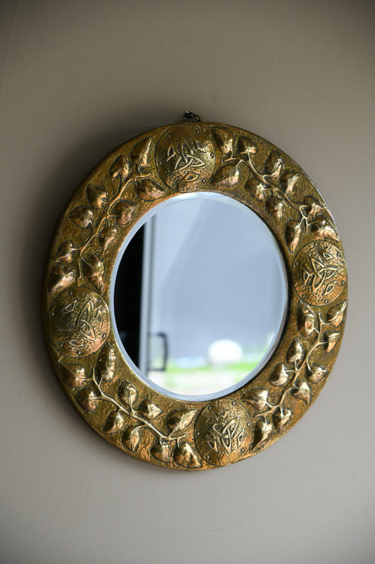 Glasgow School Brass Mirror