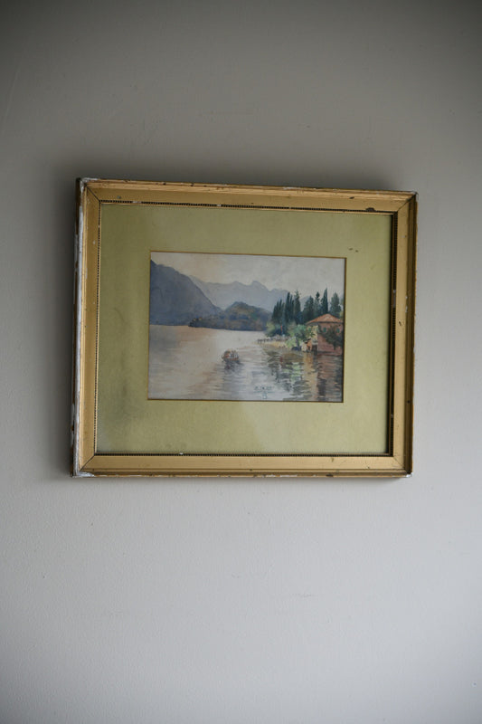 Lake Scene Watercolour