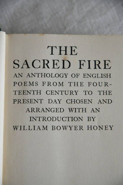 The Sacred Fire - An Anthology of English Poems