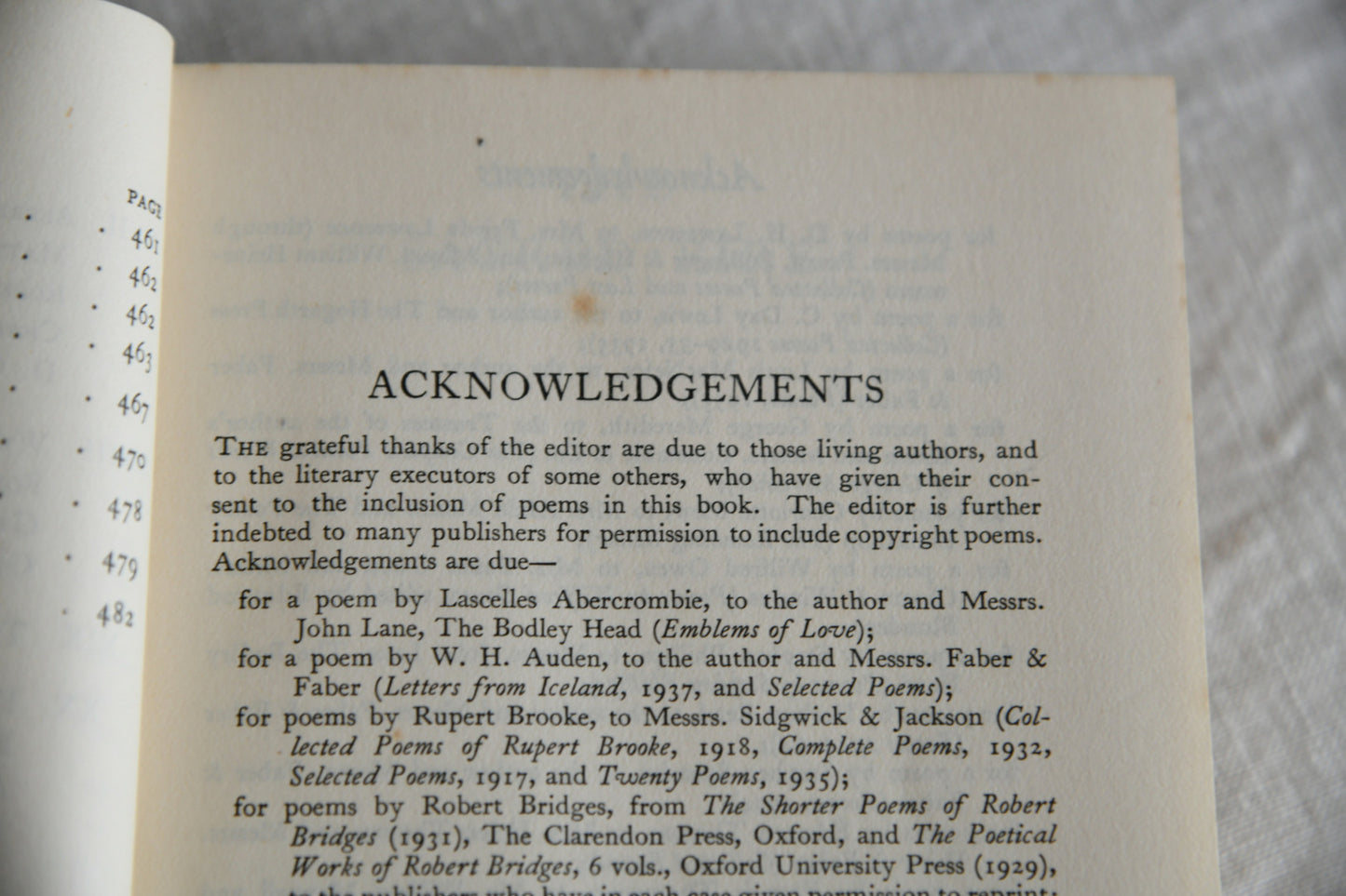 The Sacred Fire - An Anthology of English Poems