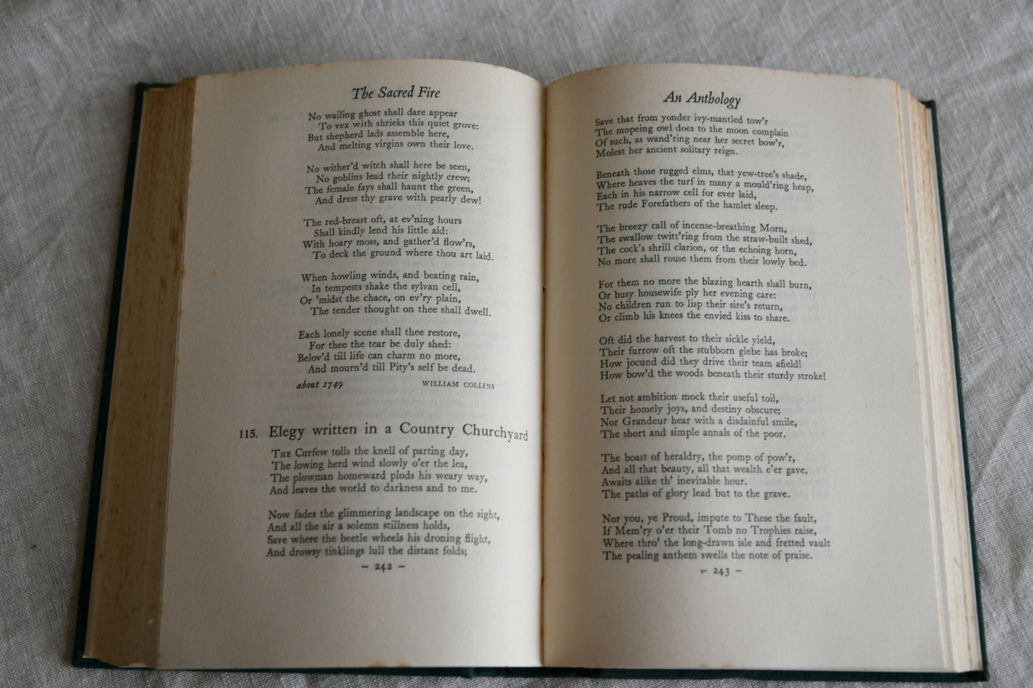 The Sacred Fire - An Anthology of English Poems