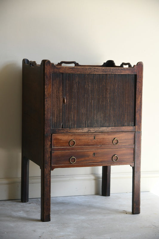 Antique Tambour Commode