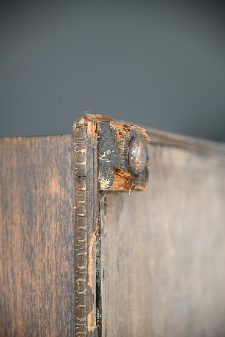 Vintage Oak Coal Box