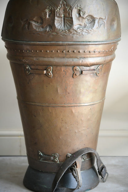 Antique Copper Grape Hod