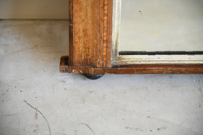 Edwardian Marquetry Overmantle