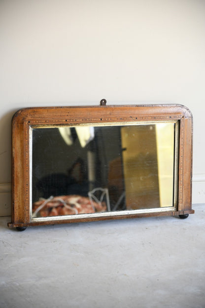 Edwardian Marquetry Overmantle