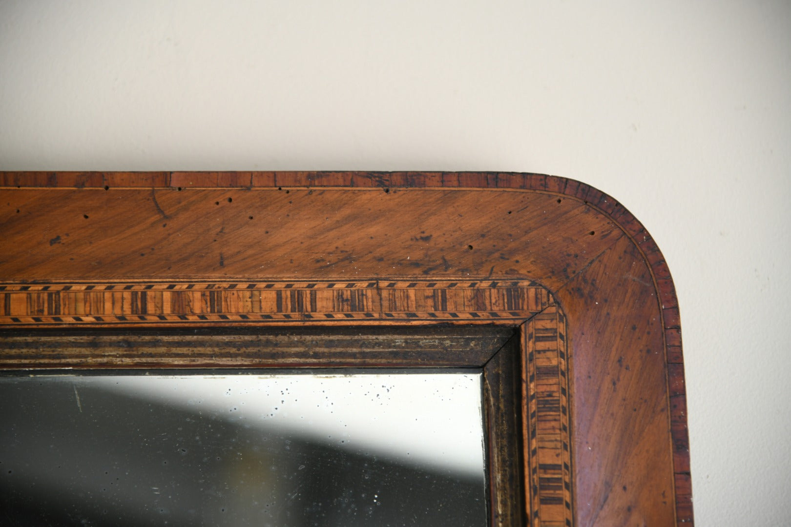 Antique Overmantle Mirror