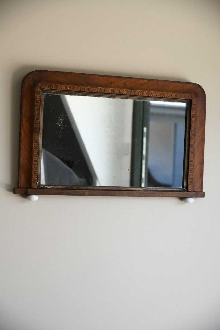 Antique Overmantle Mirror