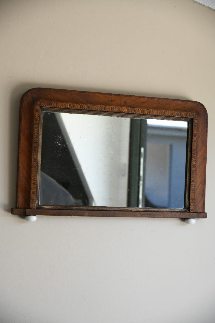 Antique Overmantle Mirror