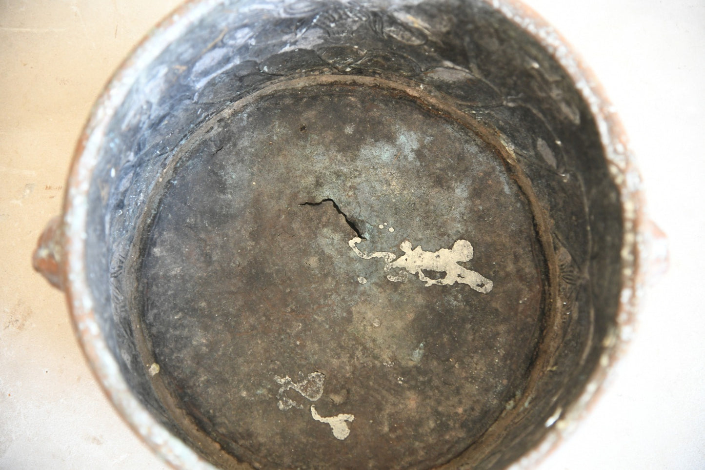 Georgian Brass Cauldron Coal Bin