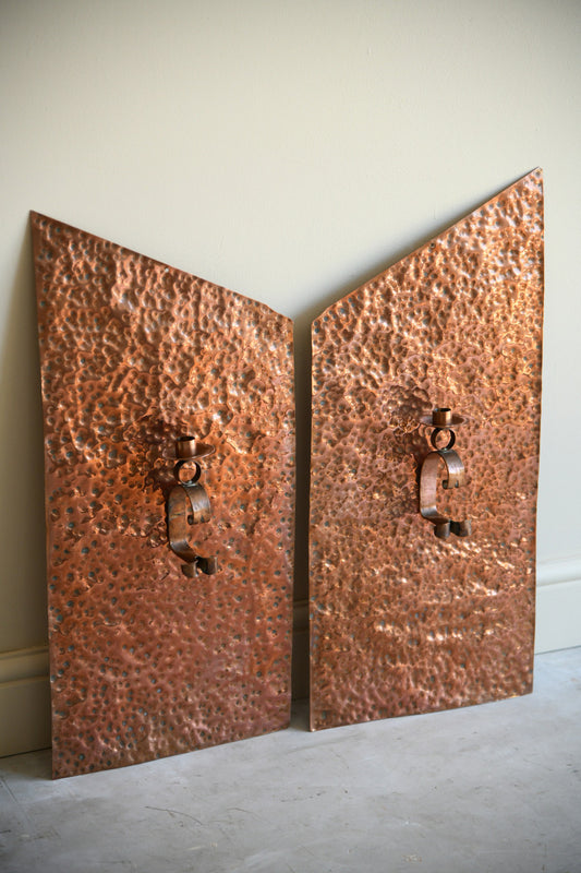 Hammered Copper Wall Sconce