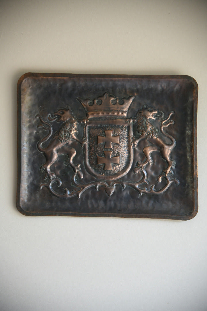 Copper Armorial Panel