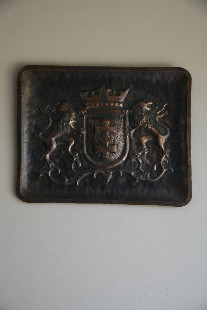 Copper Armorial Panel