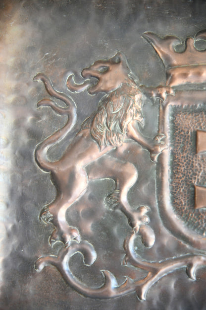 Copper Armorial Panel