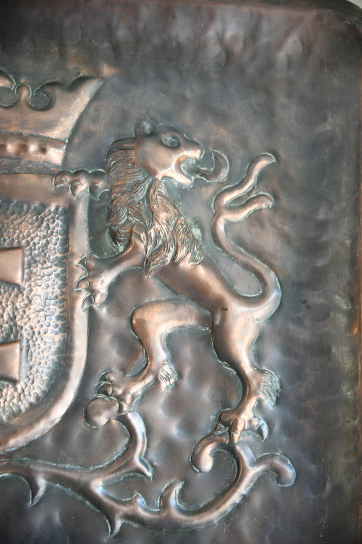 Copper Armorial Panel