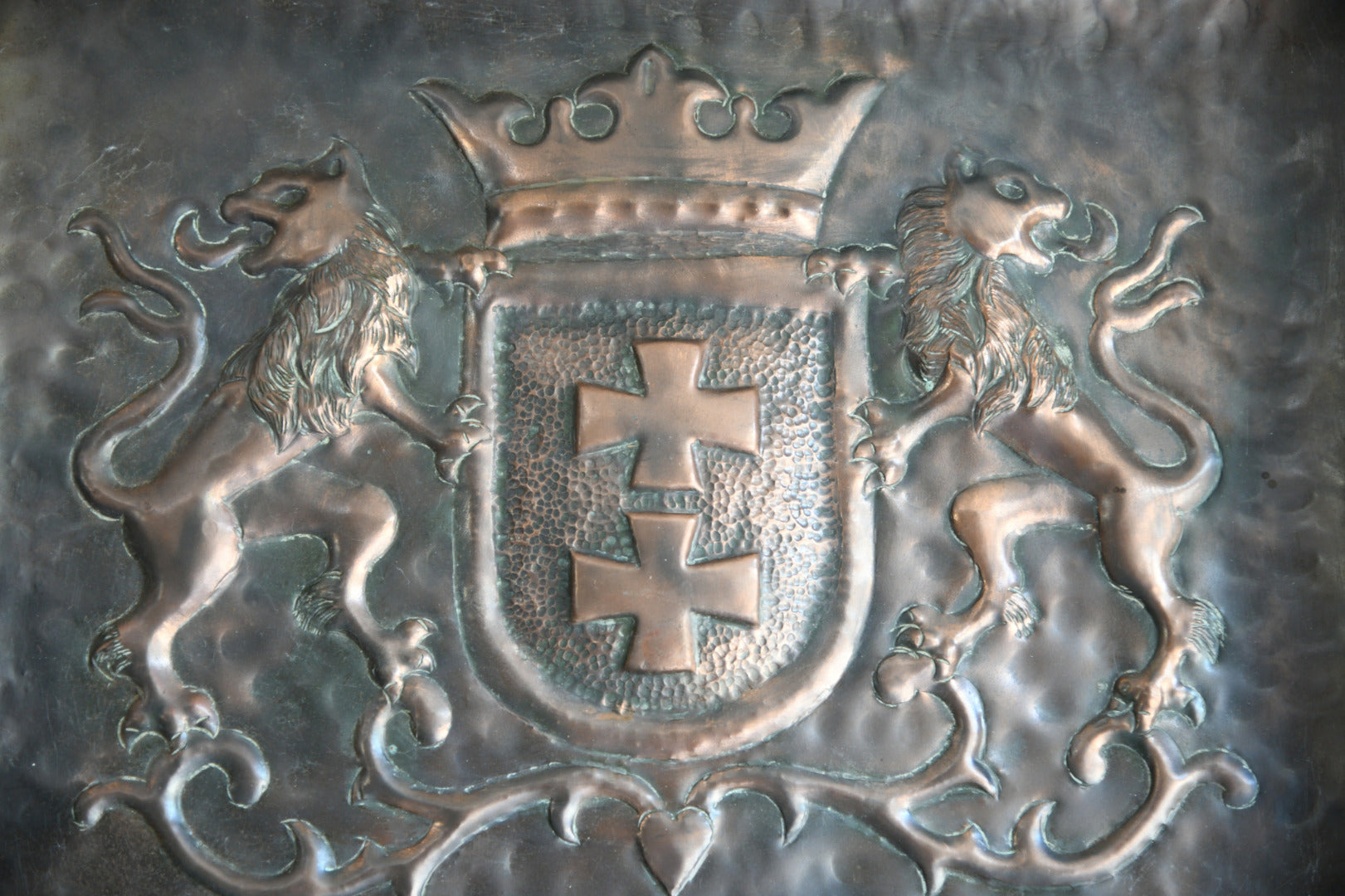 Copper Armorial Panel