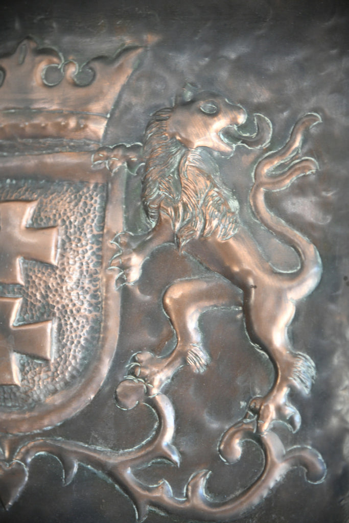Copper Armorial Panel