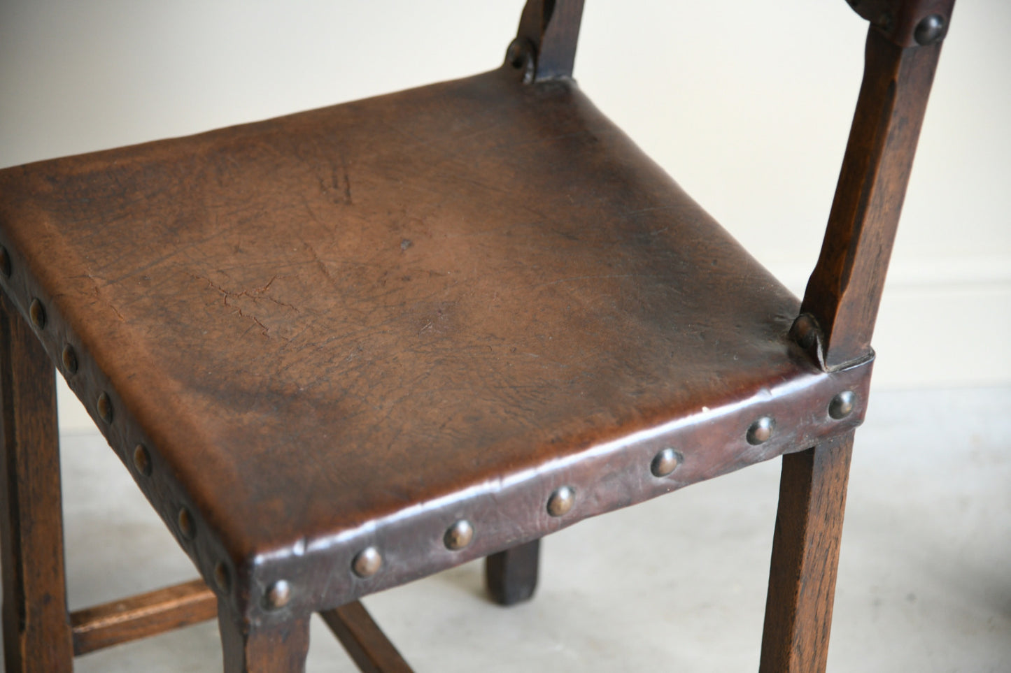 Pair Carolean Style Dining Chairs