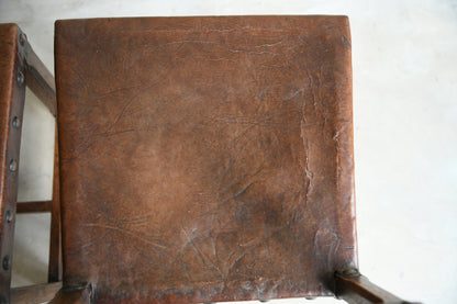 Pair Carolean Style Dining Chairs