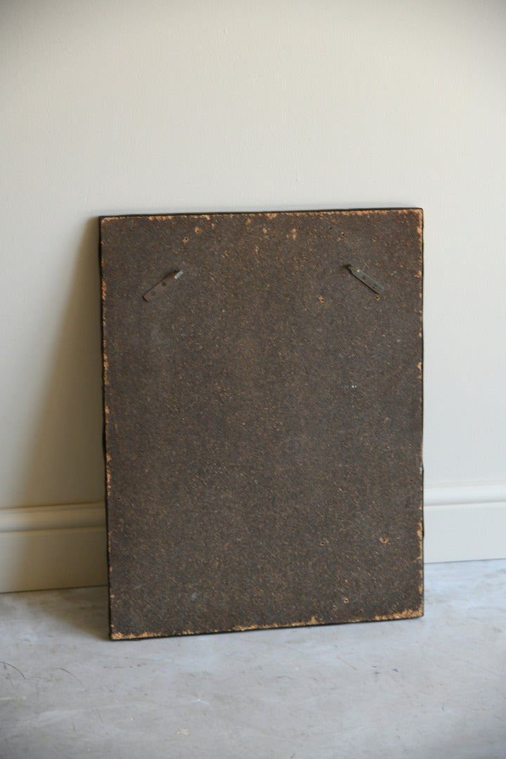 Vintage Brass Mirror