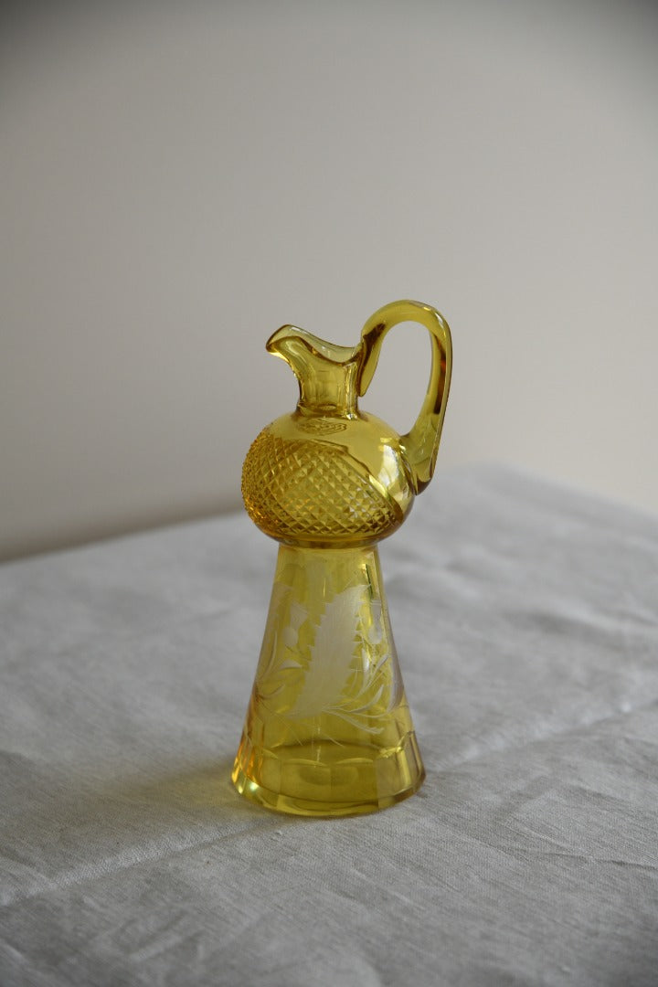 Yellow Glass Jug