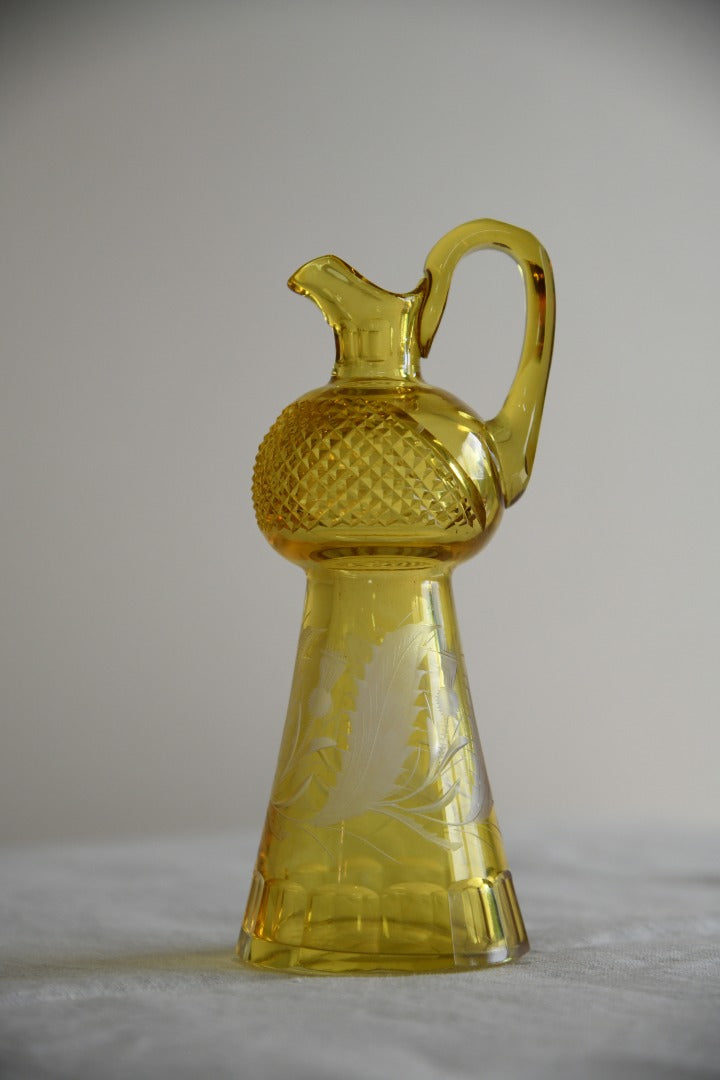 Yellow Glass Jug